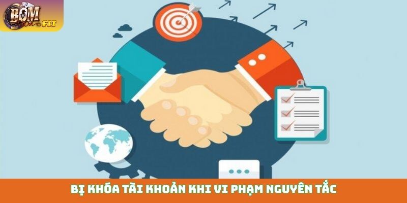 Điều khoản điều kiện Bị khóa tài khoản khi vi phạm nguyên tắc